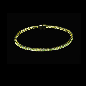 Light Green Tsavorite Flumine Bracelet