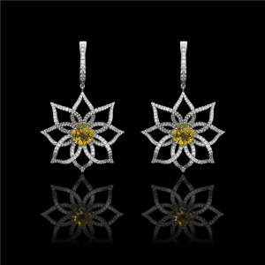 Citrine Petals Earrings