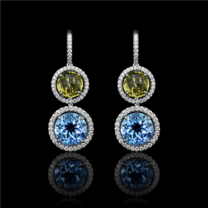 Double Halo Wire Earrings