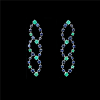 Elegans Sapphirus and Smaragdus Earrings