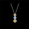 Trio Halo Pendant