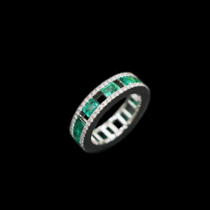Pula Open Frame Platinum Rings
